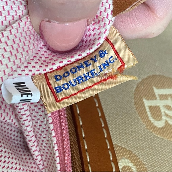 Dooney and Bourke Signature Jacquard Hobo Bag - Picture 12 of 13